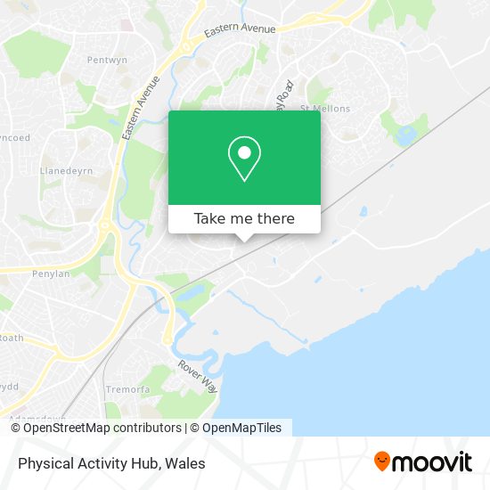 Physical Activity Hub map