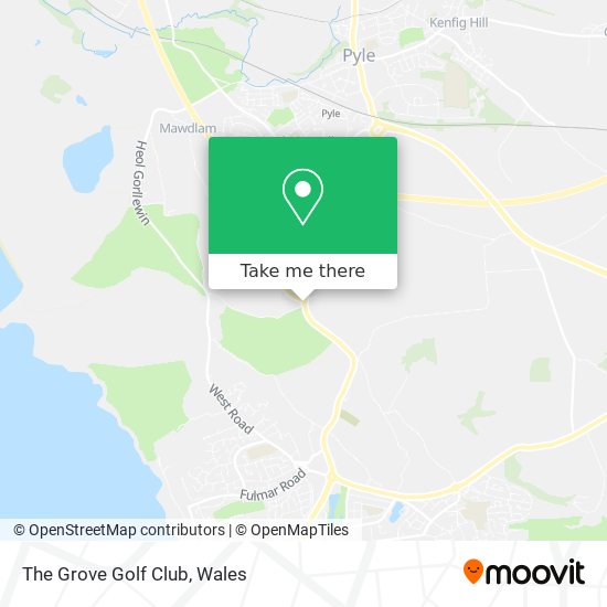 The Grove Golf Club map