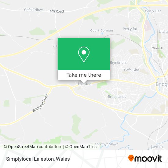 Simplylocal Laleston map