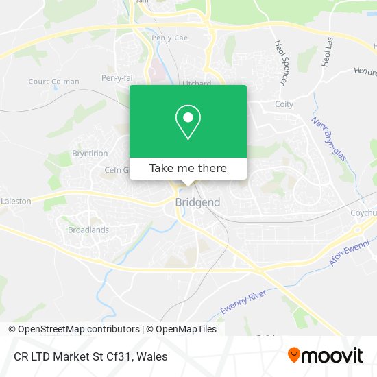 CR LTD Market St Cf31 map