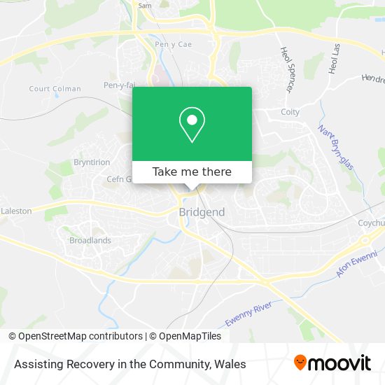 Assisting Recovery in the Community map