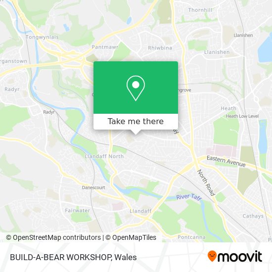 BUILD-A-BEAR WORKSHOP map