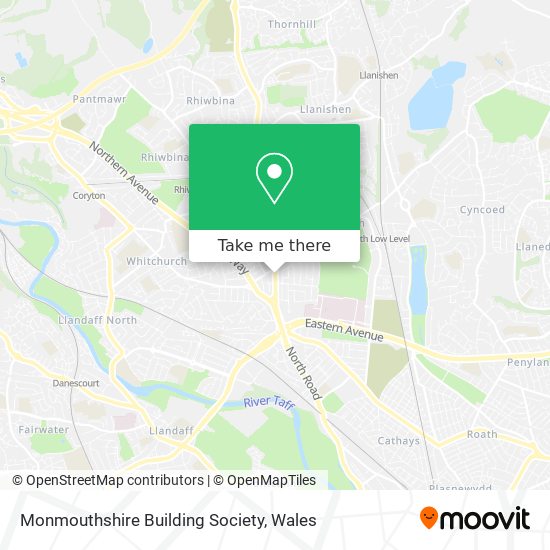 Monmouthshire Building Society map