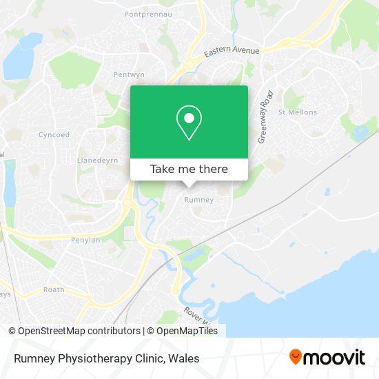 Rumney Physiotherapy Clinic map