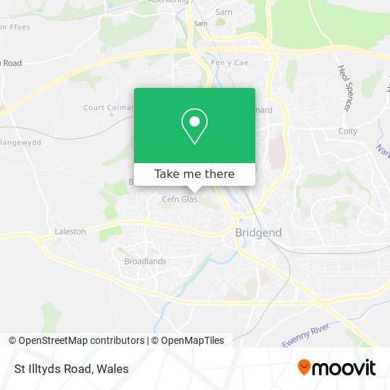 St Illtyds Road map