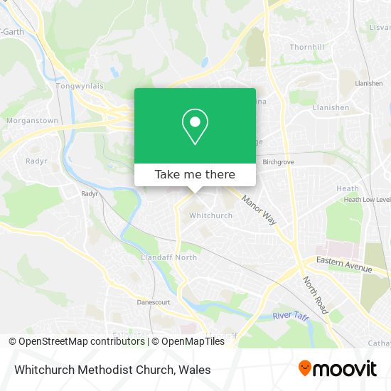 Whitchurch Methodist Church map
