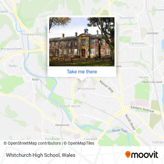 Whitchurch High School map