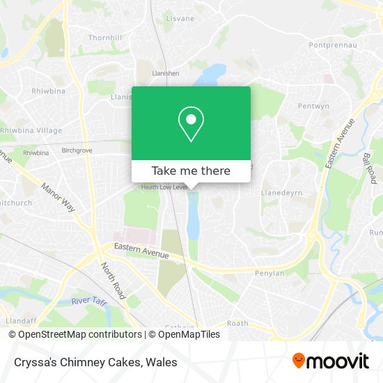 Cryssa's Chimney Cakes map