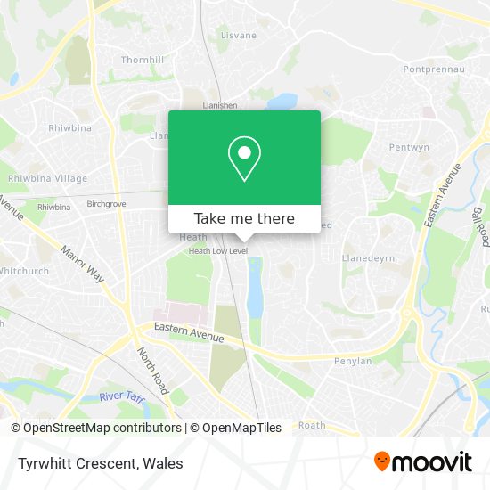 Tyrwhitt Crescent map