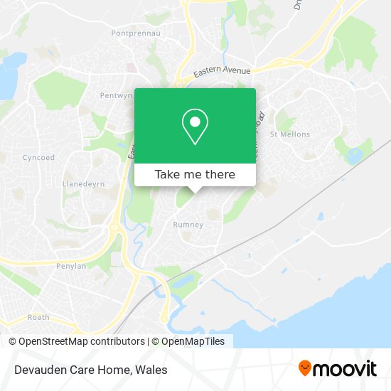 Devauden Care Home map