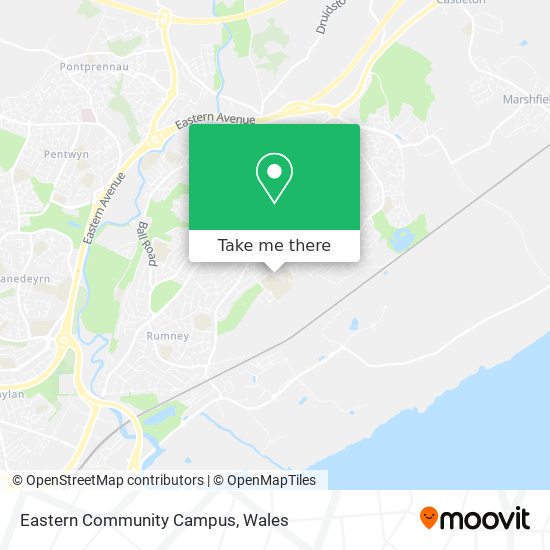 Eastern Community Campus map