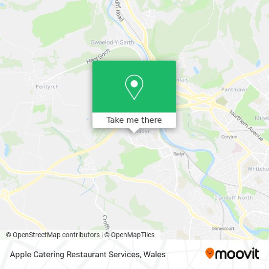 Apple Catering Restaurant Services map