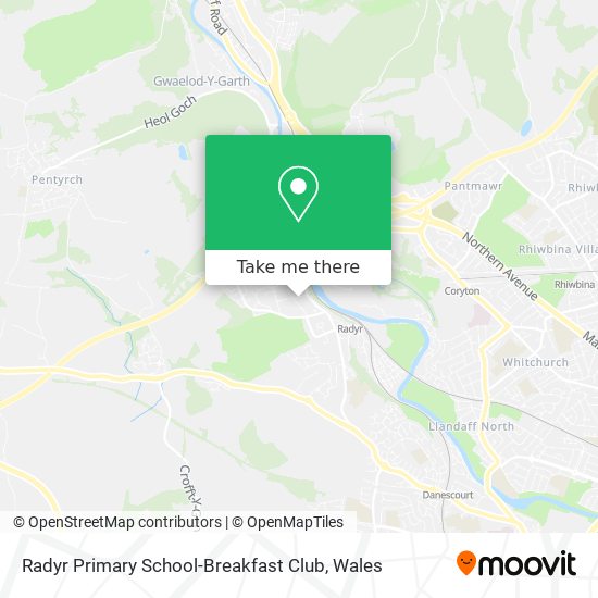 Radyr Primary School-Breakfast Club map