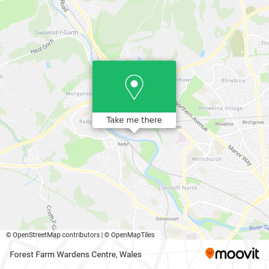 Forest Farm Wardens Centre map