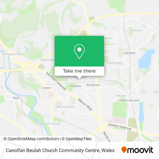Canolfan Beulah Church Community Centre map
