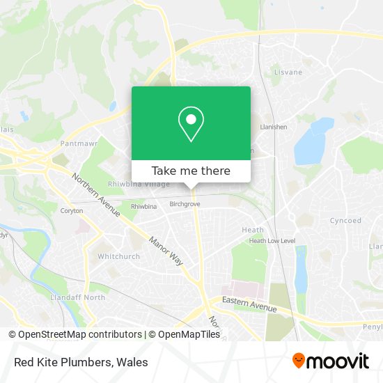 Red Kite Plumbers map