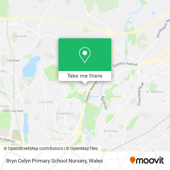 Bryn Celyn Primary School Nursery map