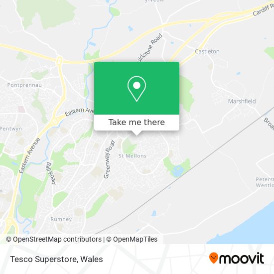 Tesco Superstore map