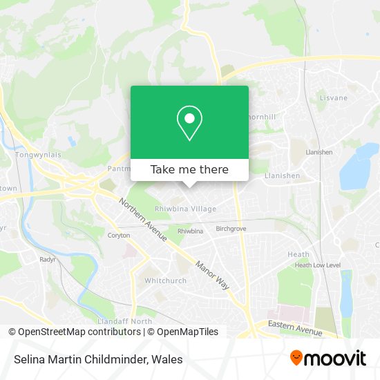 Selina Martin Childminder map
