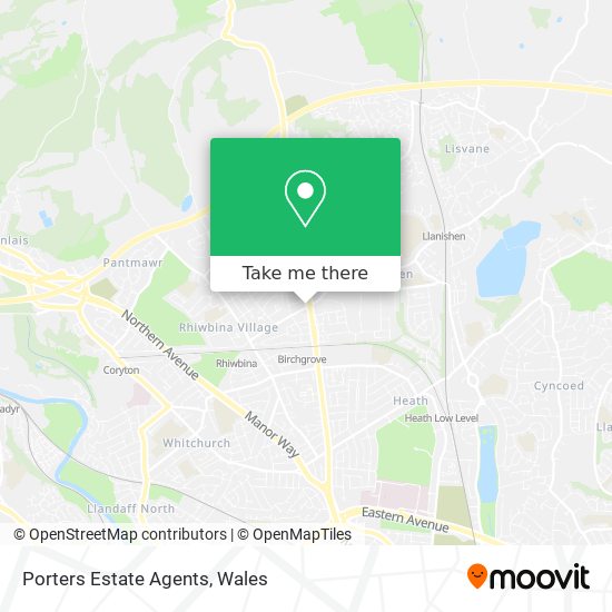 Porters Estate Agents map