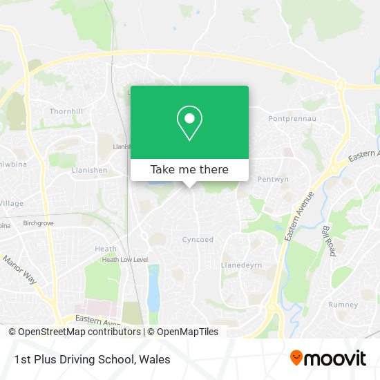 1st Plus Driving School map