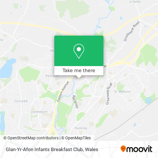 Glan-Yr-Afon Infants Breakfast Club map