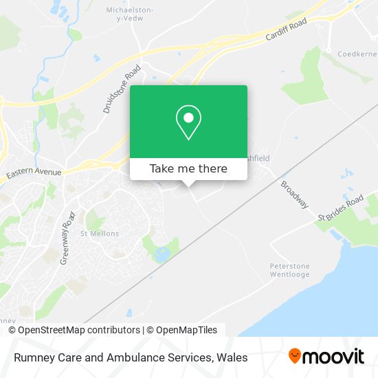 Rumney Care and Ambulance Services map