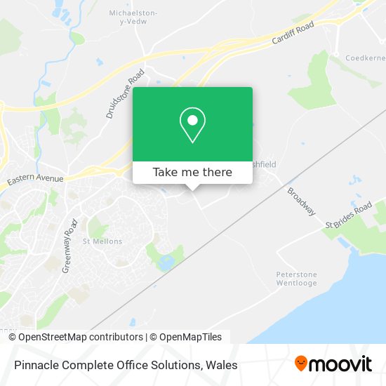 Pinnacle Complete Office Solutions map