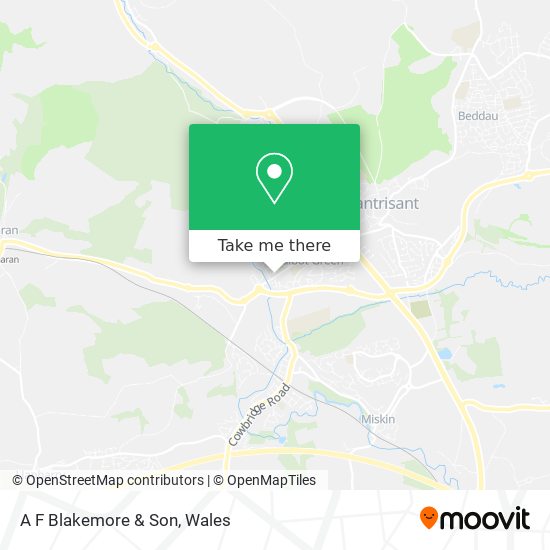 A F Blakemore & Son map