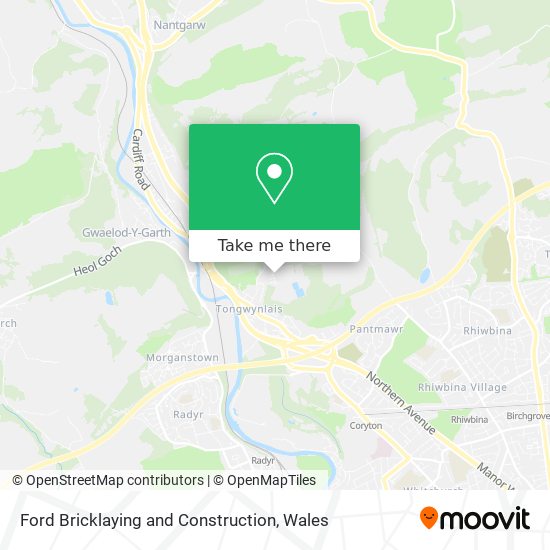 Ford Bricklaying and Construction map