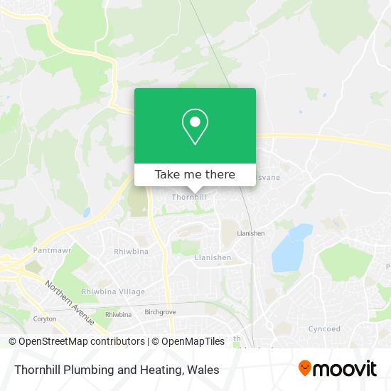 Thornhill Plumbing and Heating map