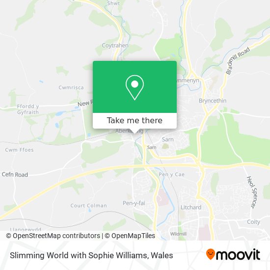 Slimming World with Sophie Williams map