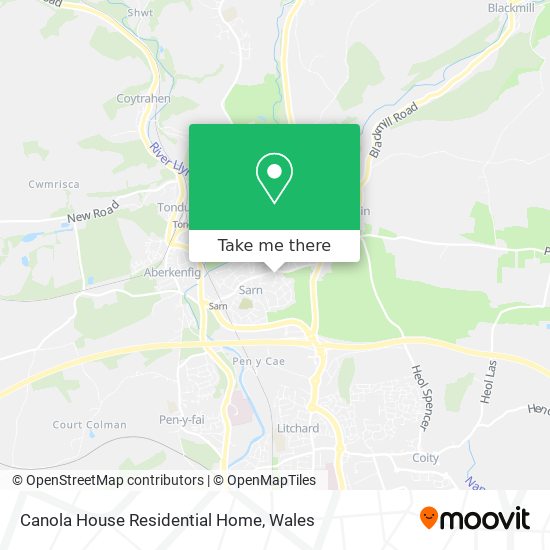 Canola House Residential Home map