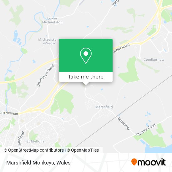 Marshfield Monkeys map