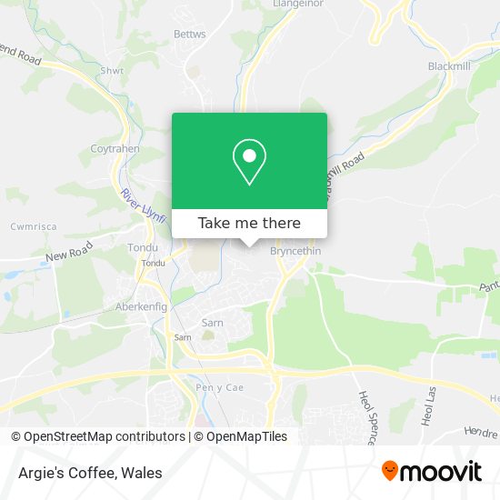 Argie's Coffee map