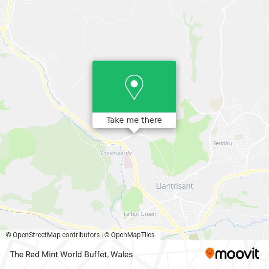The Red Mint World Buffet map