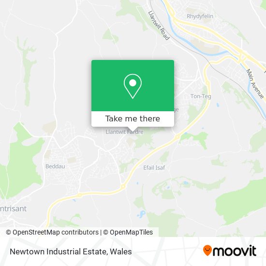 Newtown Industrial Estate map