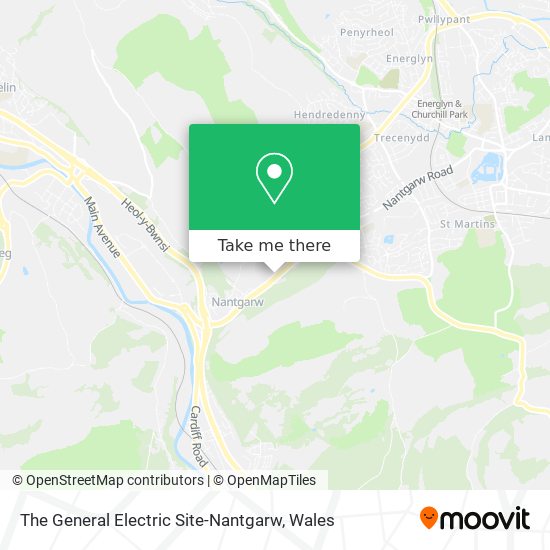 The General Electric Site-Nantgarw map