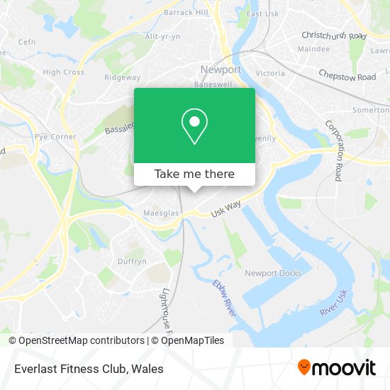 Everlast Fitness Club map