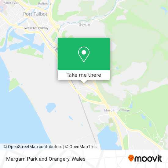 Margam Park and Orangery map