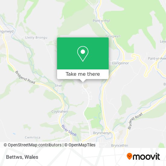 Bettws map