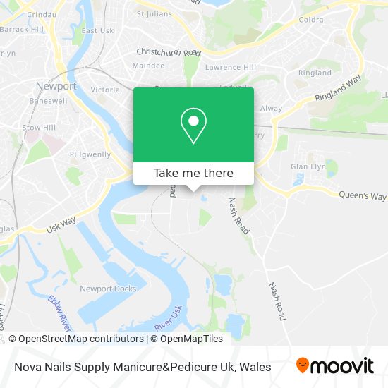 Nova Nails Supply Manicure&Pedicure Uk map