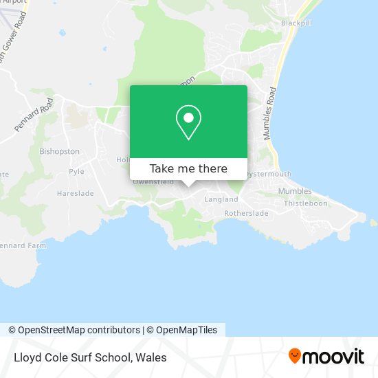 Lloyd Cole Surf School map