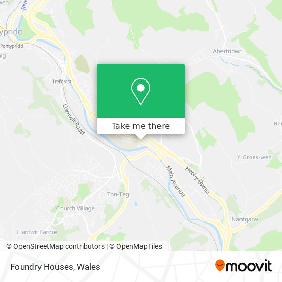 Foundry Houses map