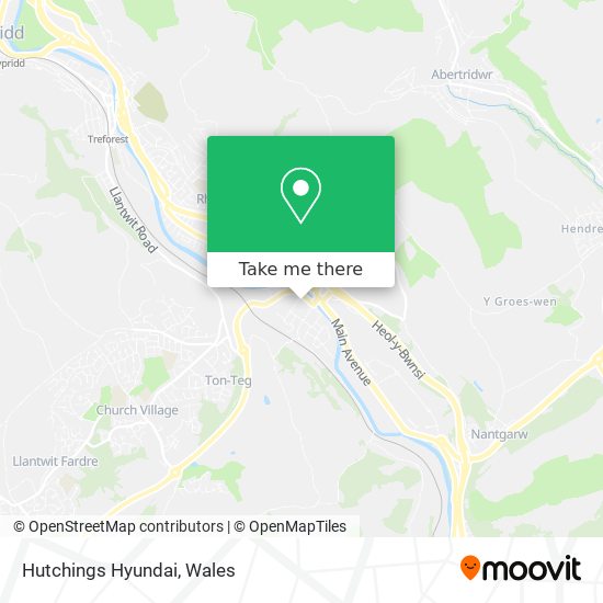 Hutchings Hyundai map