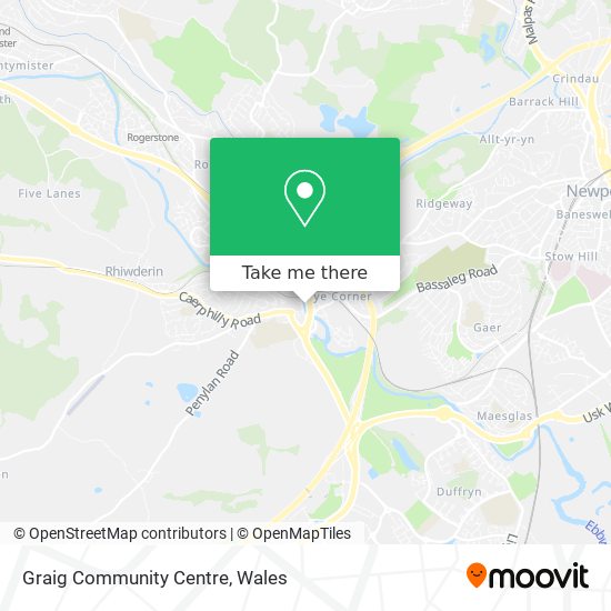 Graig Community Centre map