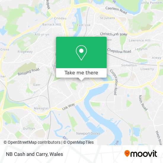 NB Cash and Carry map