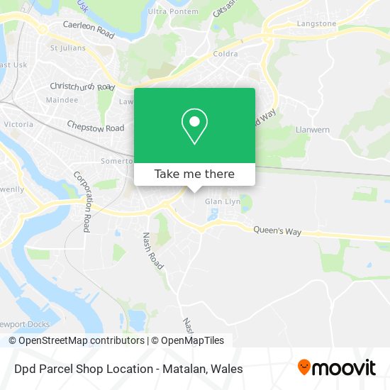 Dpd Parcel Shop Location - Matalan map
