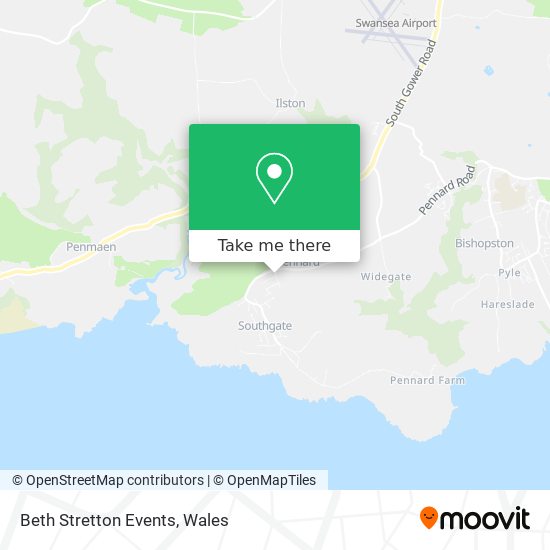 Beth Stretton Events map