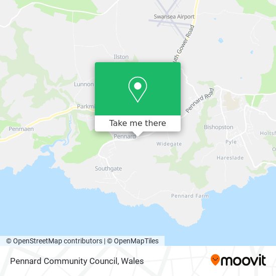 Pennard Community Council map
